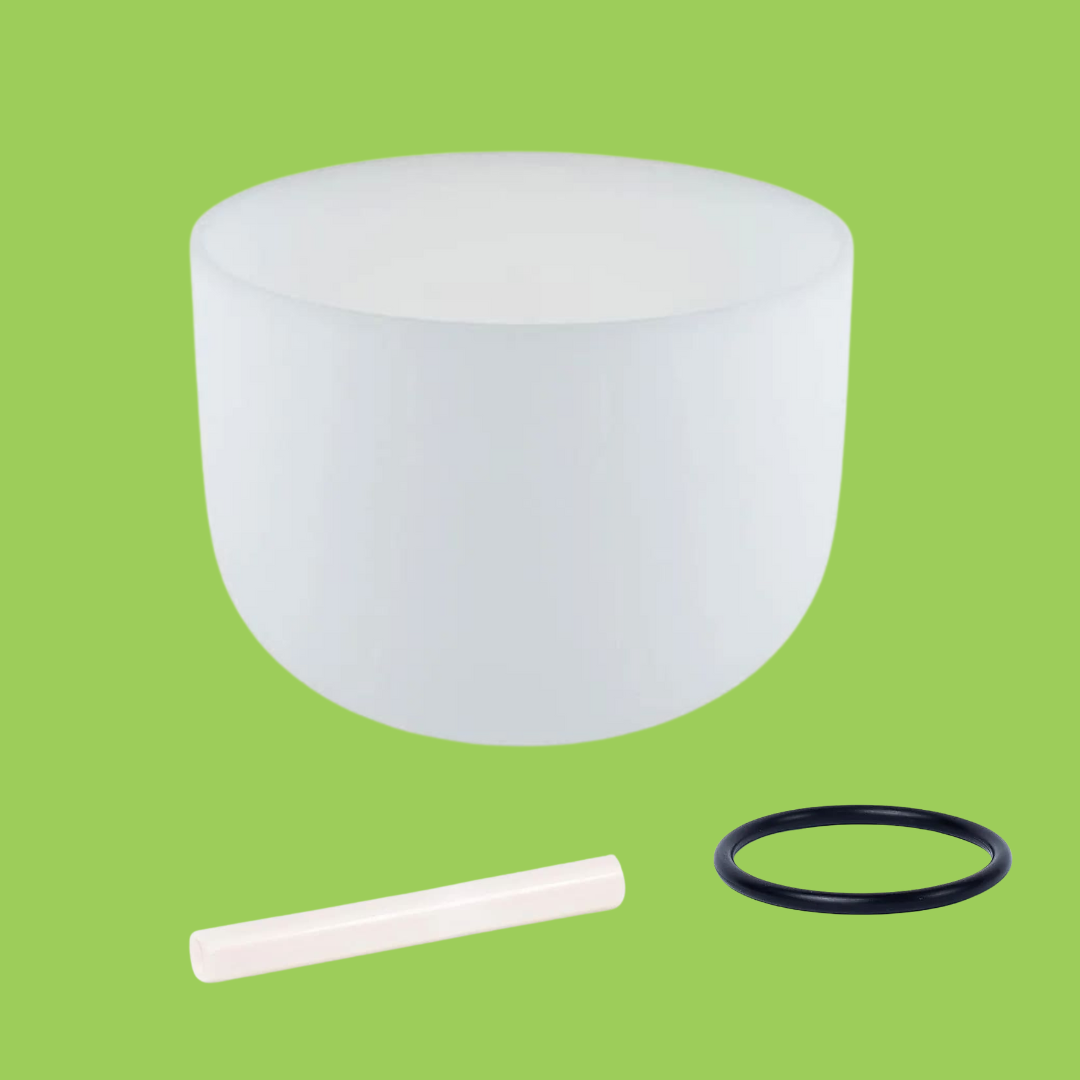 Crystal Singing Bowl - Note F - Heart