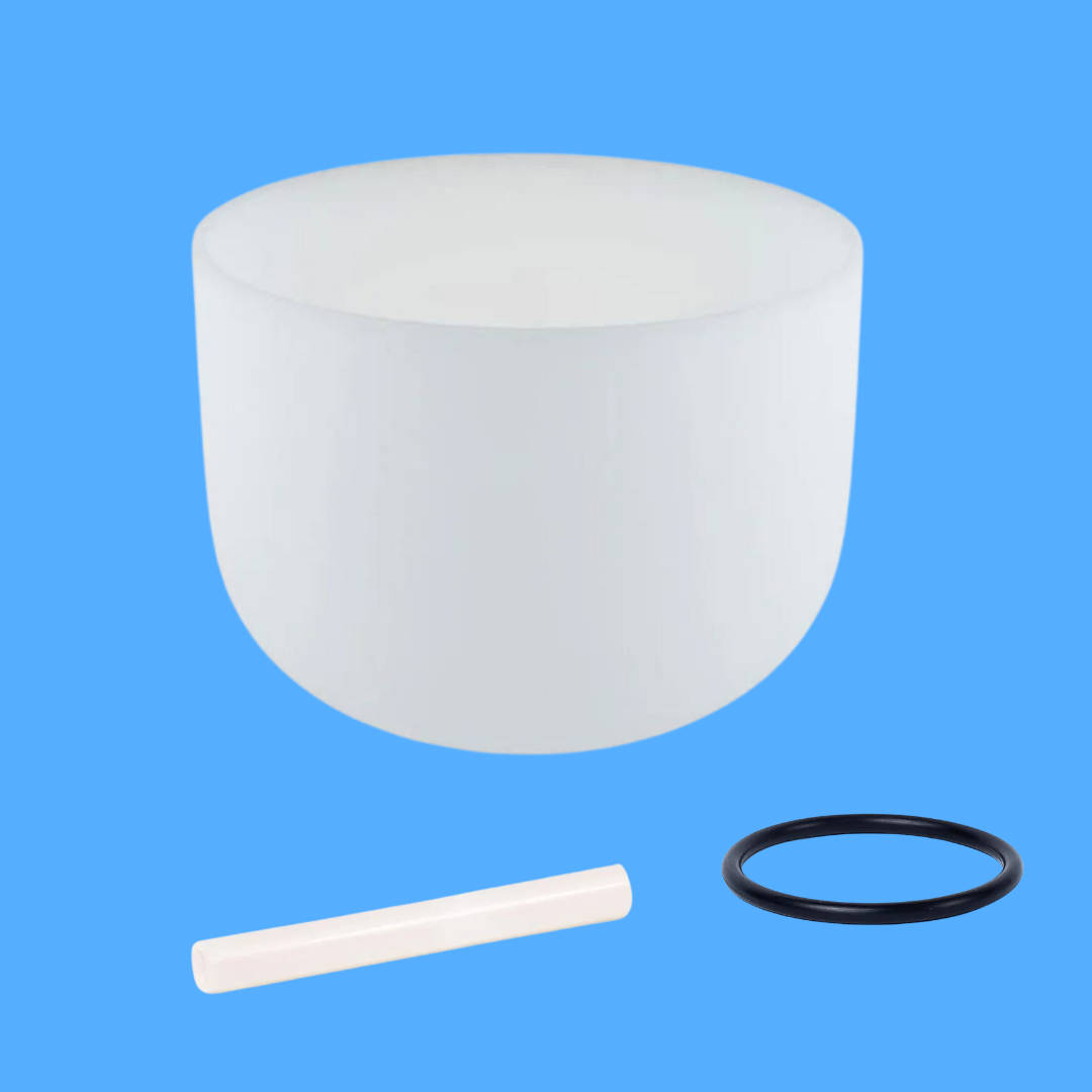 Crystal Singing Bowl - Note G - Throat