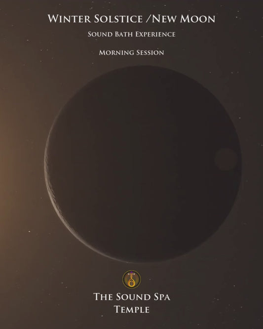 Winter Solstice / New Moon Sound Bath Experience @ The Sound Spa - Sunday 21 December 2025 @ 11.00 am