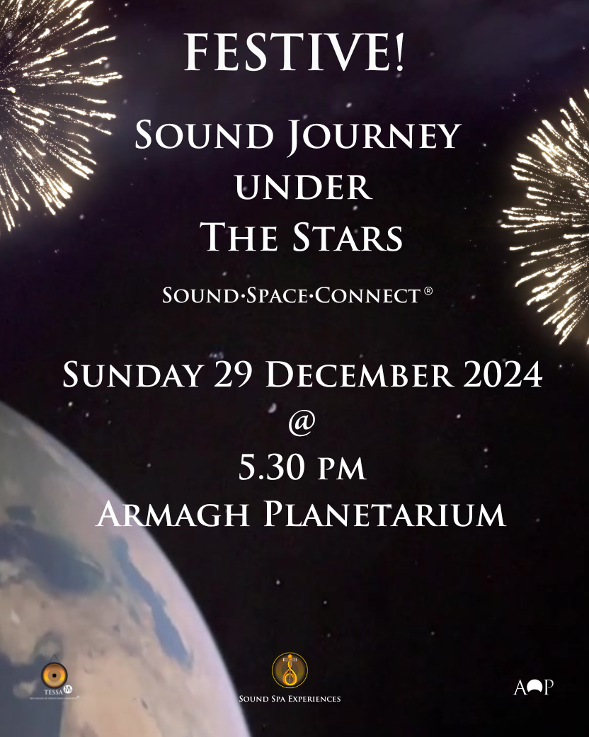 FESTIVE DATE! Planetarium Sound Journey under the Stars 2hr Experience - The Sound Spa - Sunday 29 December 2024