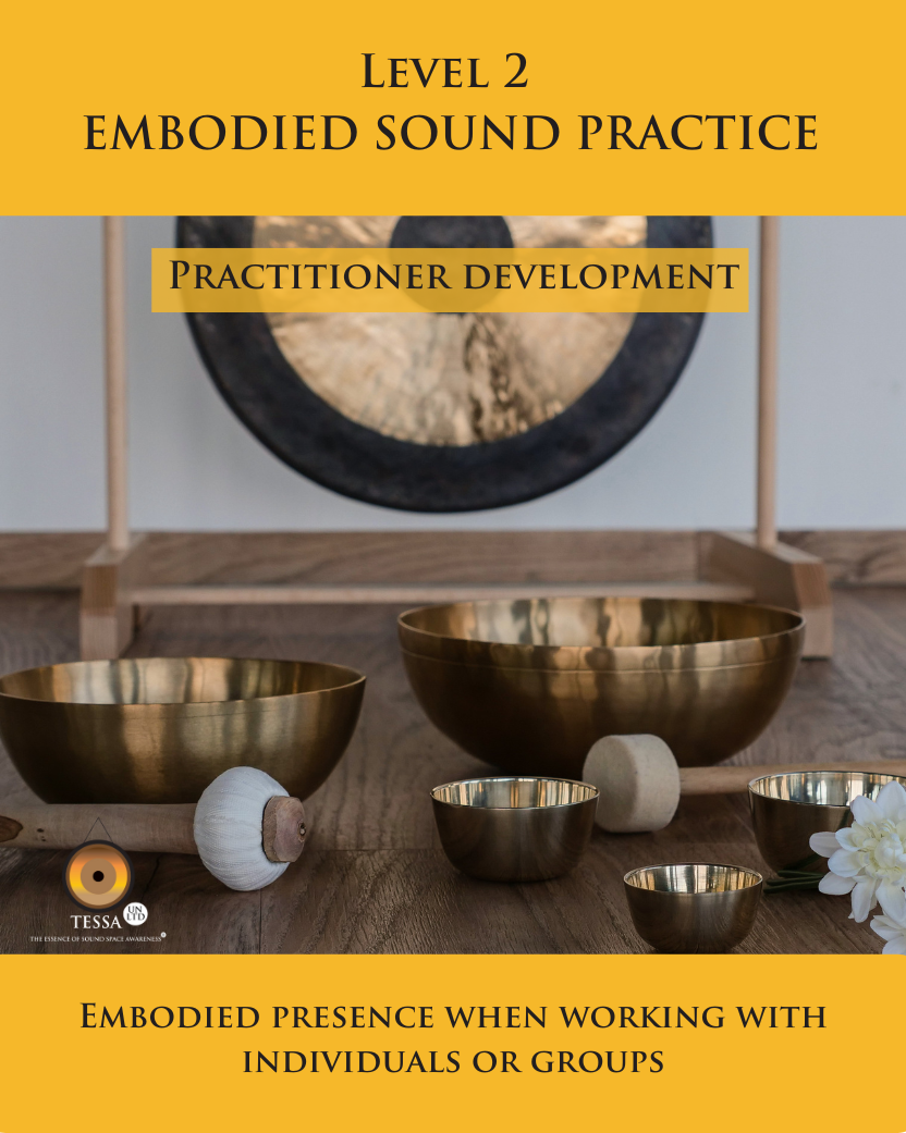 Level 2 - Embodied Sound Practice - (BESPOKE IN-PERSON AND LIVE ONLINE VIA ZOOM)