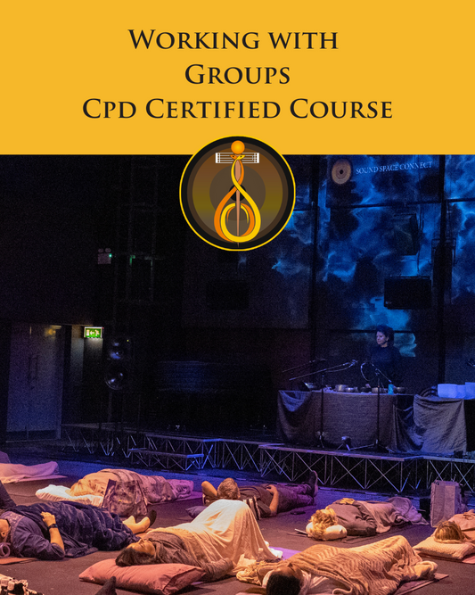 CPD Certified - Working with Groups - Level 3 Therapeutic Sound Diploma Module February 2025