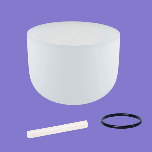Crystal Singing Bowl - Note B - Crown